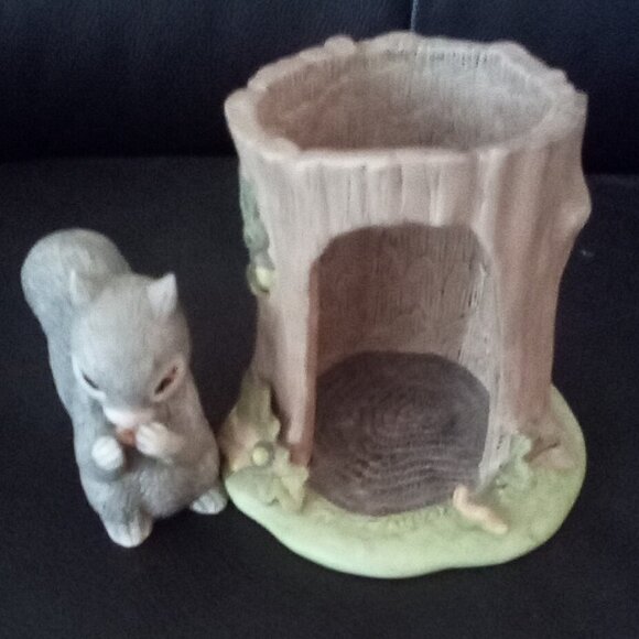 Vintage Woodland Surprises  Squirrel Jacqueline B. Smith 1984 Franklin Figurine - Picture 4 of 13